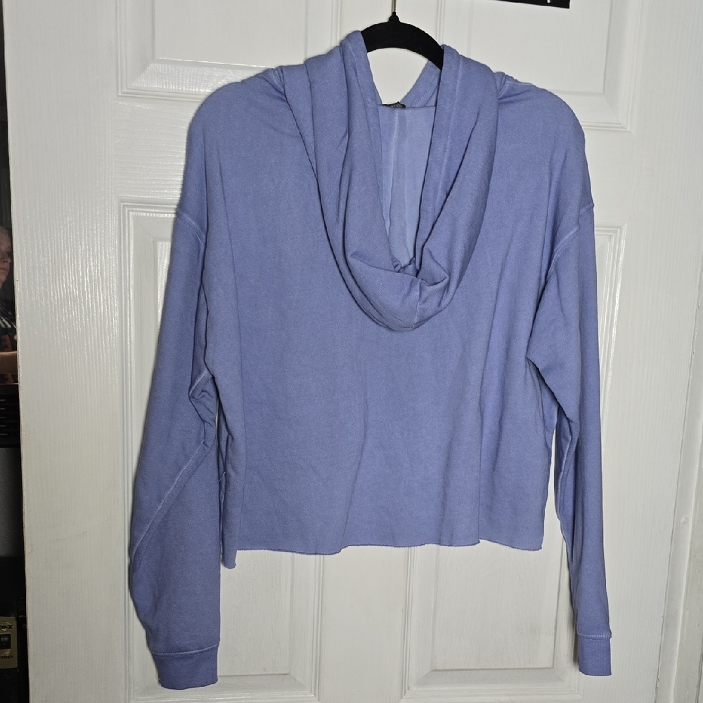 Wild Fable Purple Hoodie with Pink Drawstrings - Picture 5 of 5